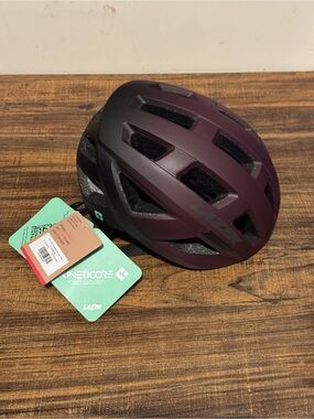 Lazer KinetiCore Matte Plum Bike Helmet